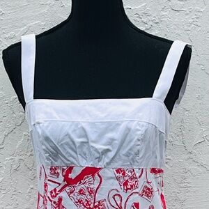 LILLY PULITZER Women's summer dress "4" pockets, pink/white